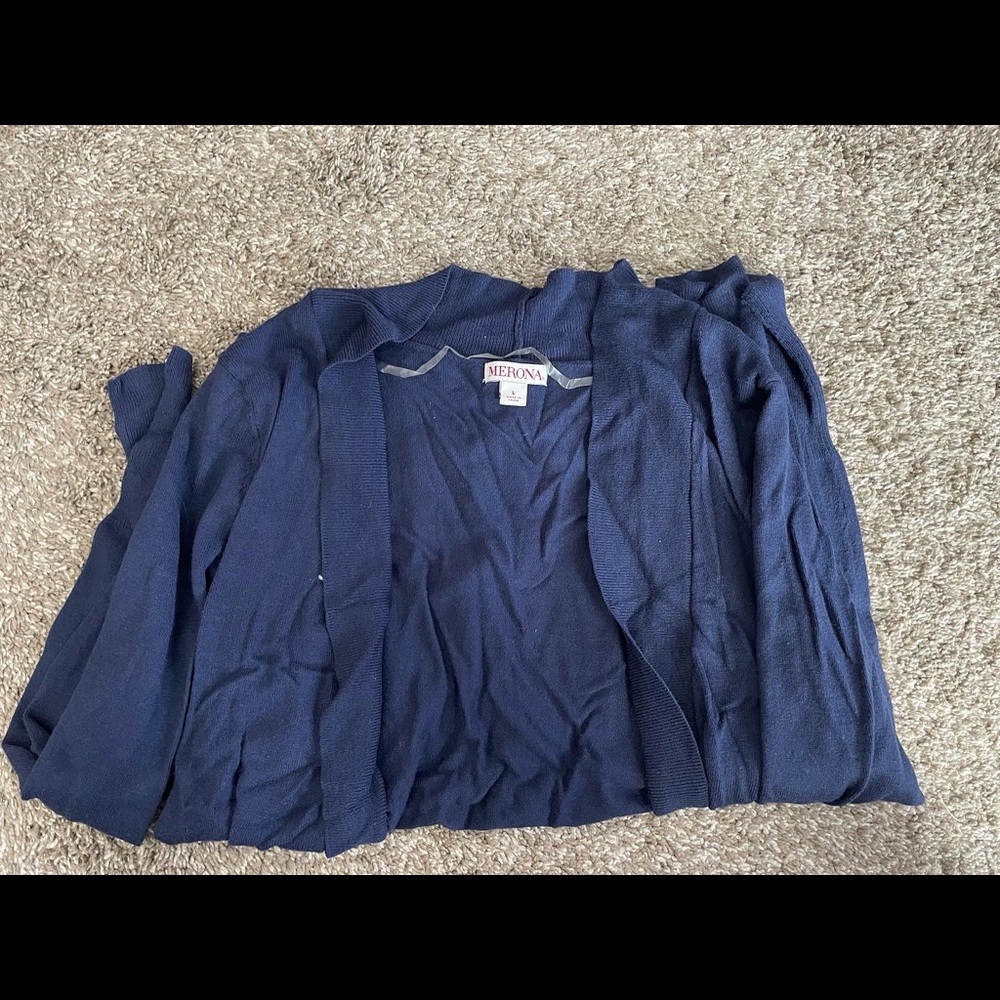 Navy Cardigan